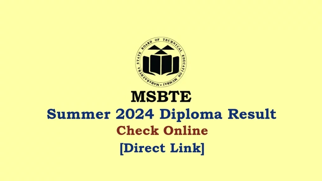 MSBTE-Result-Summer-2024-Diploma-Download-Maharashtra-Polytechnic-Even-Sem-Marksheet